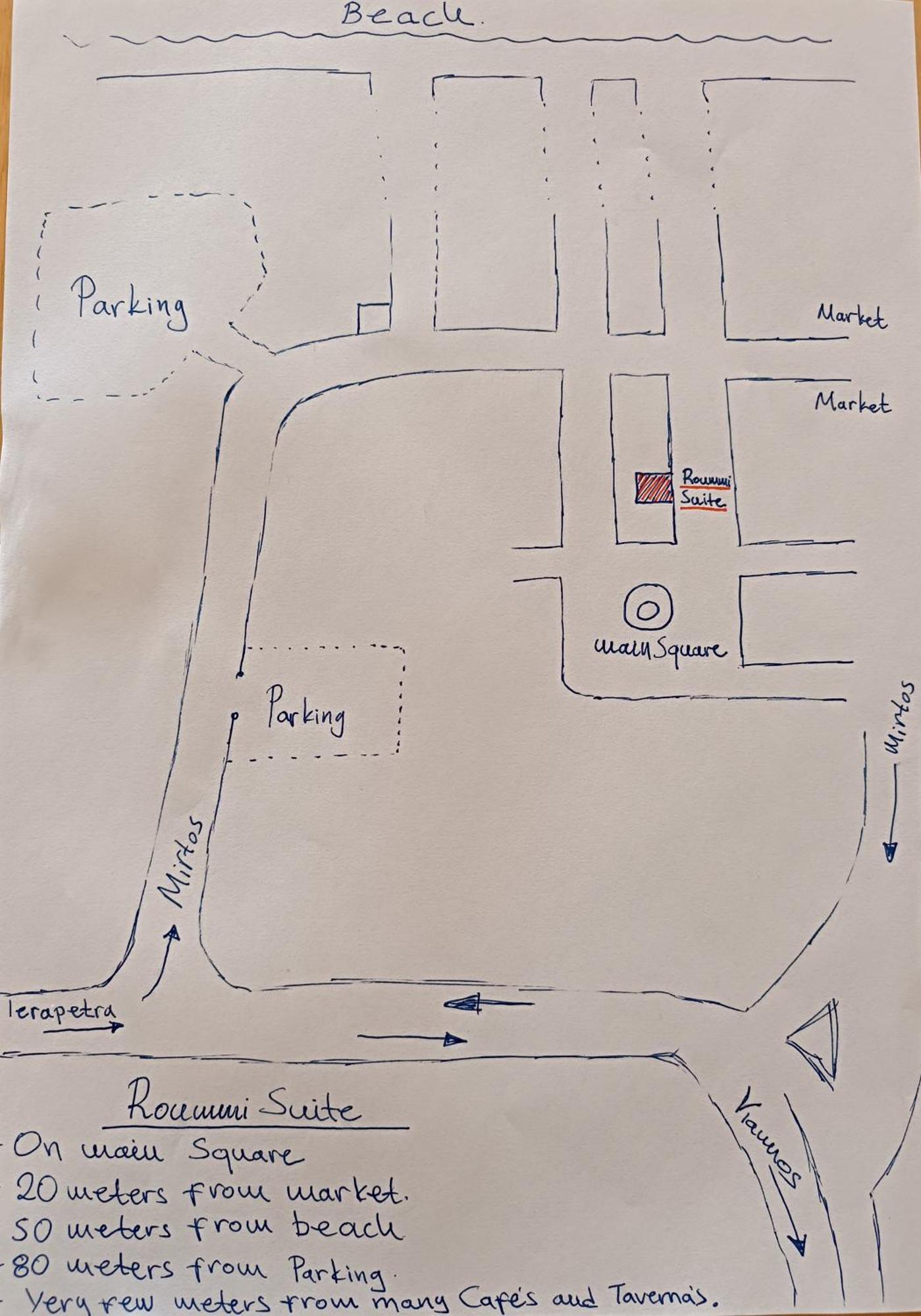 Roummi Suite Mirtos Eksteriør billede